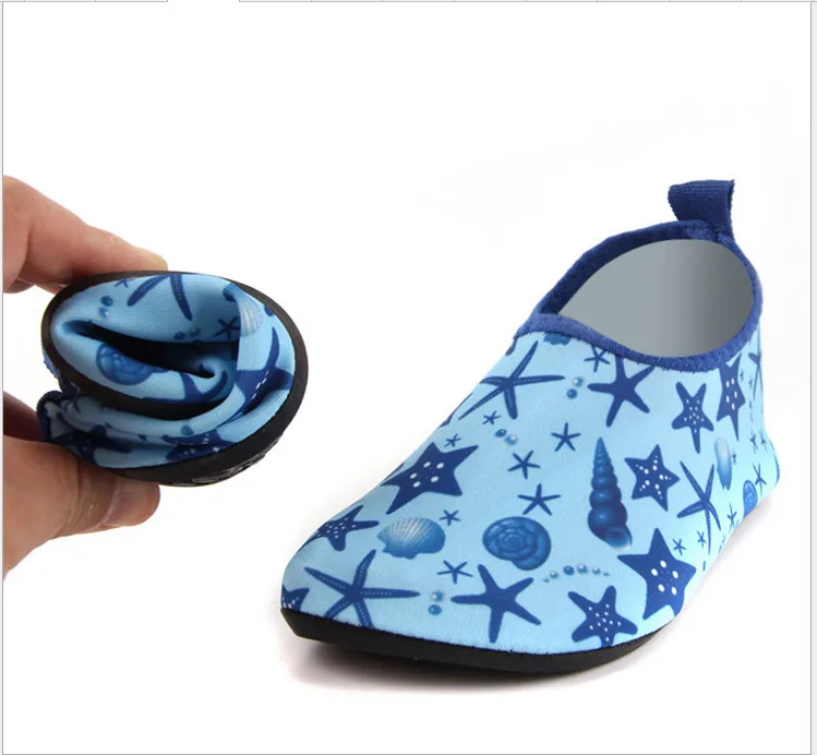 Детские пляжные кроссовки для плавания быстросохнущие нескользящие