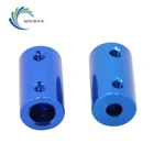 5 шт.лот муфта из алюминиевого сплава 3D принтеры части Синий Гибкий вал муфта 5 мм 8 мм винт часть для шагового двигателя аксессуары