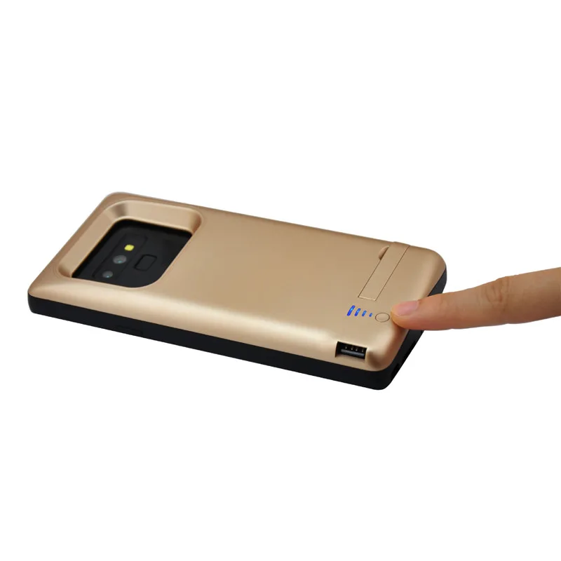 Note 9 5000 мАч Силиконовый противоударный чехол для зарядного устройства для samsung Galaxy Note 9 Внешний перезаряжаемый внешний аккумулятор