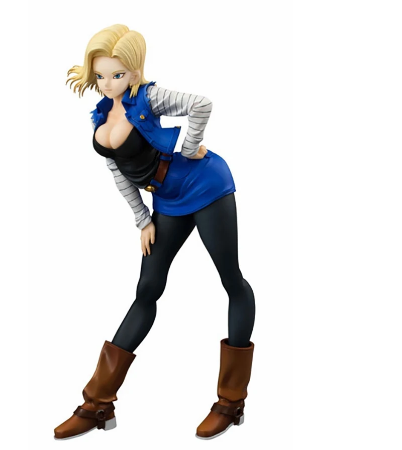 A in Retail Box 2 типа Dragon Ball Z Android 18 лазурит Сексуальная аниме фигурка ПВХ Фигурки Модель игрушки для Рождественский подарок - Цвет: A in Retail Box