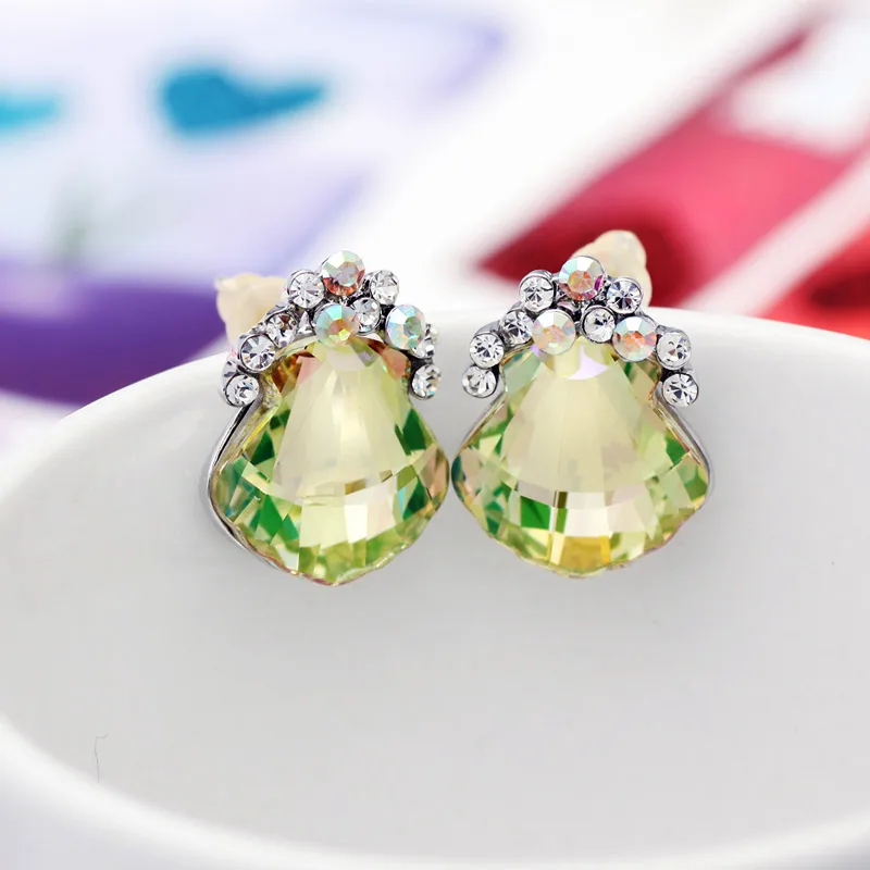 Neoglory Австрийские кристаллы и ауден Стразы изысканные серьги гвоздики дизайн