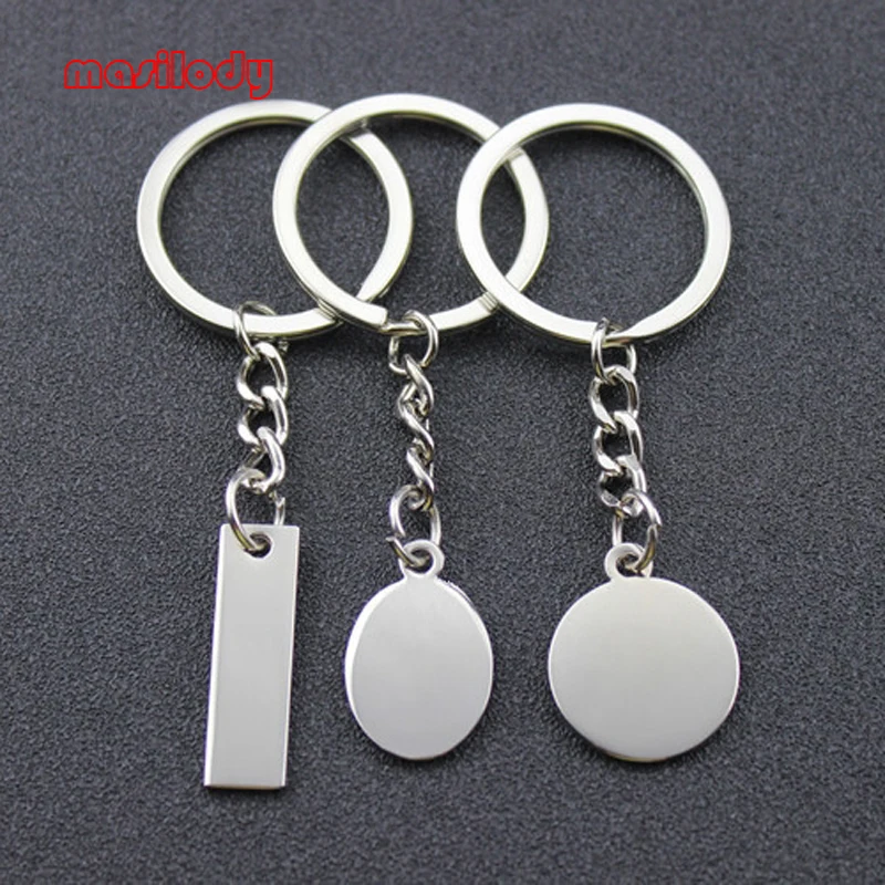 100 шт./лот бесплатная доставка круглый брелок из цинкового сплава с лазерным