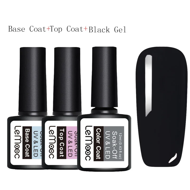 Base Top Coat Set 26 LEMOOC 8 мл 3D волшебный гель кошачий глаз набор звездное небо Хамелеон для использования с магнитом изменение цвета температуры Отмачивание кошачий глаз гель лак набор - Цвет: Base Top Coat Set 26