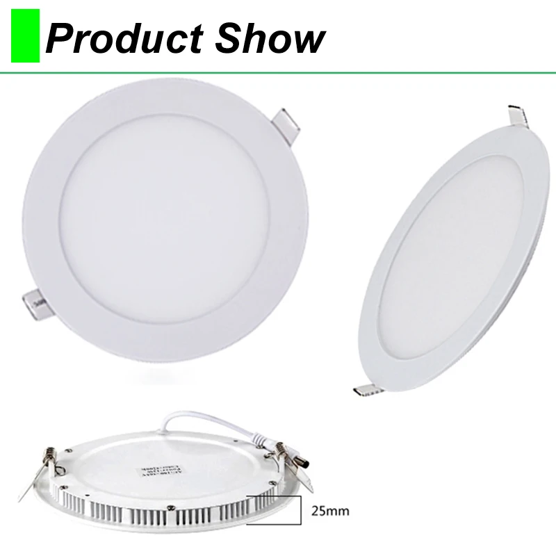 Светодиодный потолочный светильник с регулируемой яркостью 3/6/9/15/18/12 Вт|panel ceiling