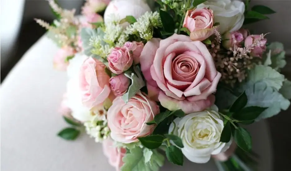 Modabelle Новое поступление Свадебный букет Розовый Ramos De Novia Rosas Свадебный букет Ramos Novia Artificiales