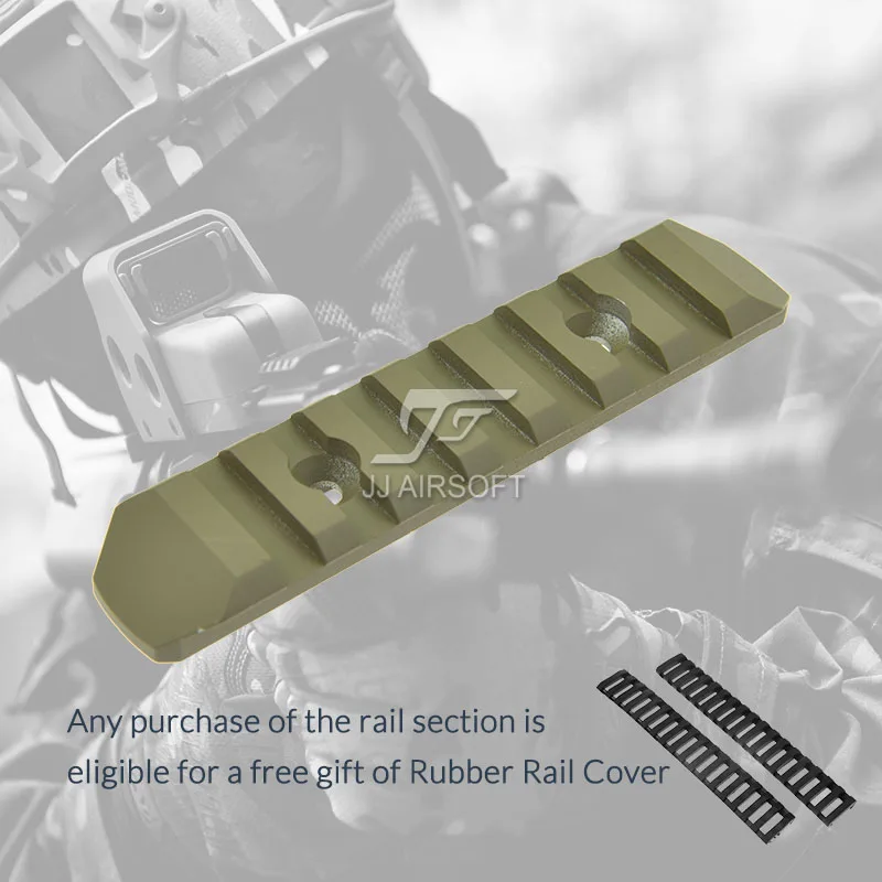 ACI 7-Slot 7 Slot KeyMod Rail CNC легкий (черный/красный/коричневый/серебристый) купить один