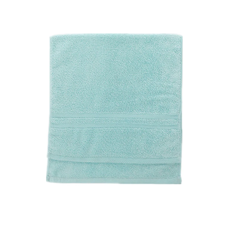 Light Blue 34x75 см, хлопок, одноцветные мужские спортивные полотенца для лица, мягкие удобные принадлежности для ванной - Цвет: Light Blue