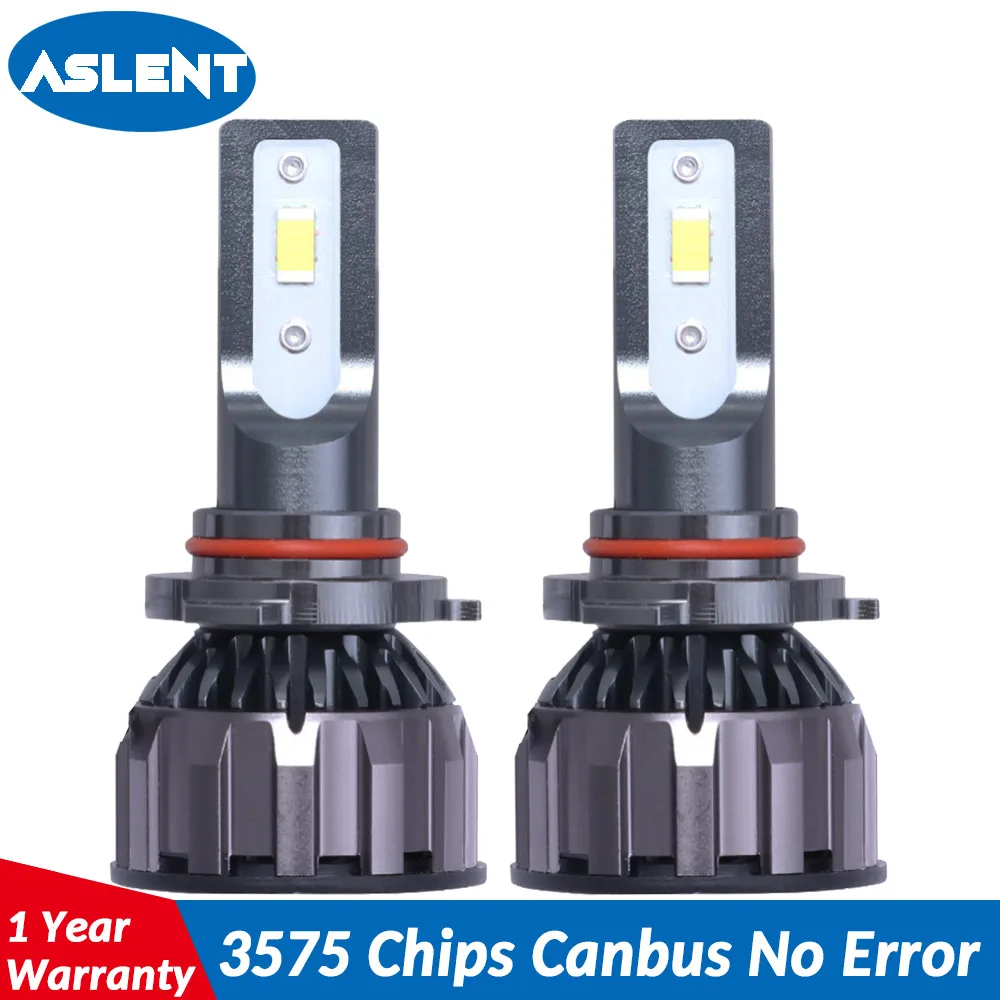 Aslent 18000lm H4 h7 светодиодные лампочки Canbus 90W фары для автомобилей головной светильник мини противотуманных фар с возможностью креативного светильник 9004 9007 9005 9006 H1 H3 H8 H11 H13 помощи при парковке