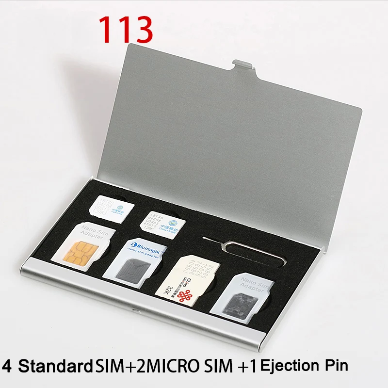 Серебряный однослойный алюминиевый 2 SD+ 3TF Micro SD Держатель для карт, контактный ящик для хранения, чехол, держатель для карт памяти, чехол, защита, высокое качество
