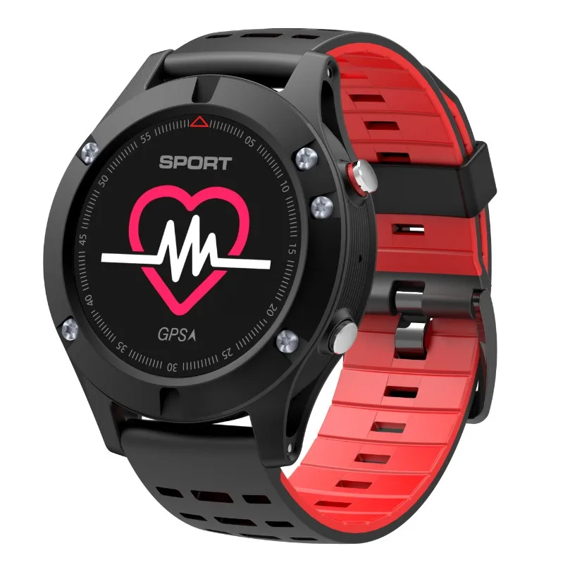 Красный XIYAN F5 gps Смарт-часы высотомер барометр термометр Bluetooth 4,2 умные часы предмет одежды устройства для iOS Android+ оригинальная коробка - Цвет: Красный