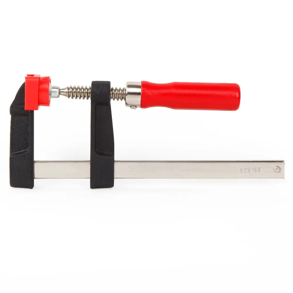 Стальной зажим WORKPRO с деревянной ручкой лёгкие литая челюсти для прочности и