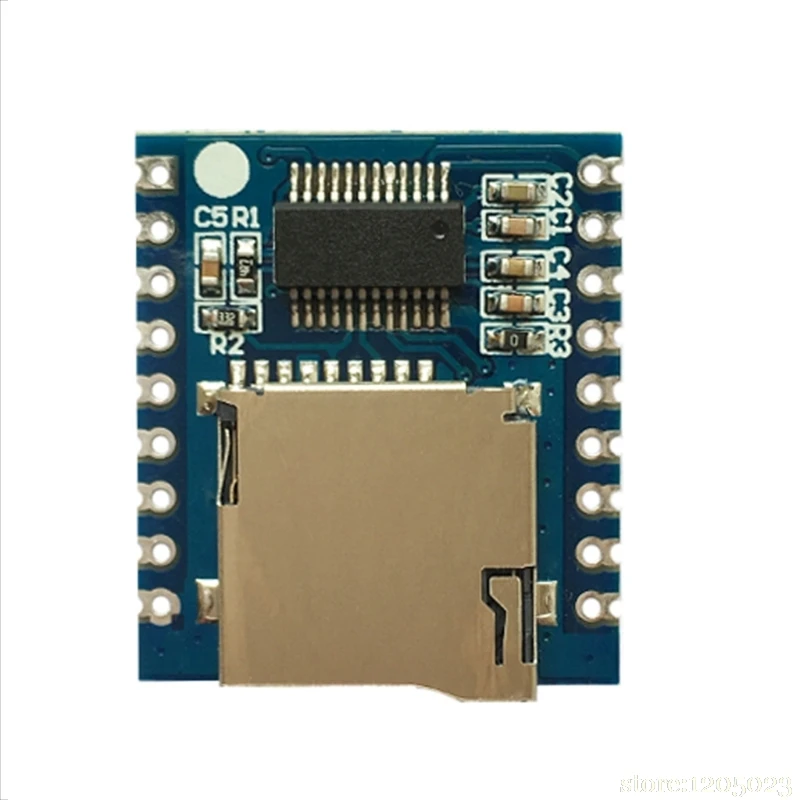 XY V17B голосовой модуль последовательного управления MCU IO контроль SD/TF карта MP3