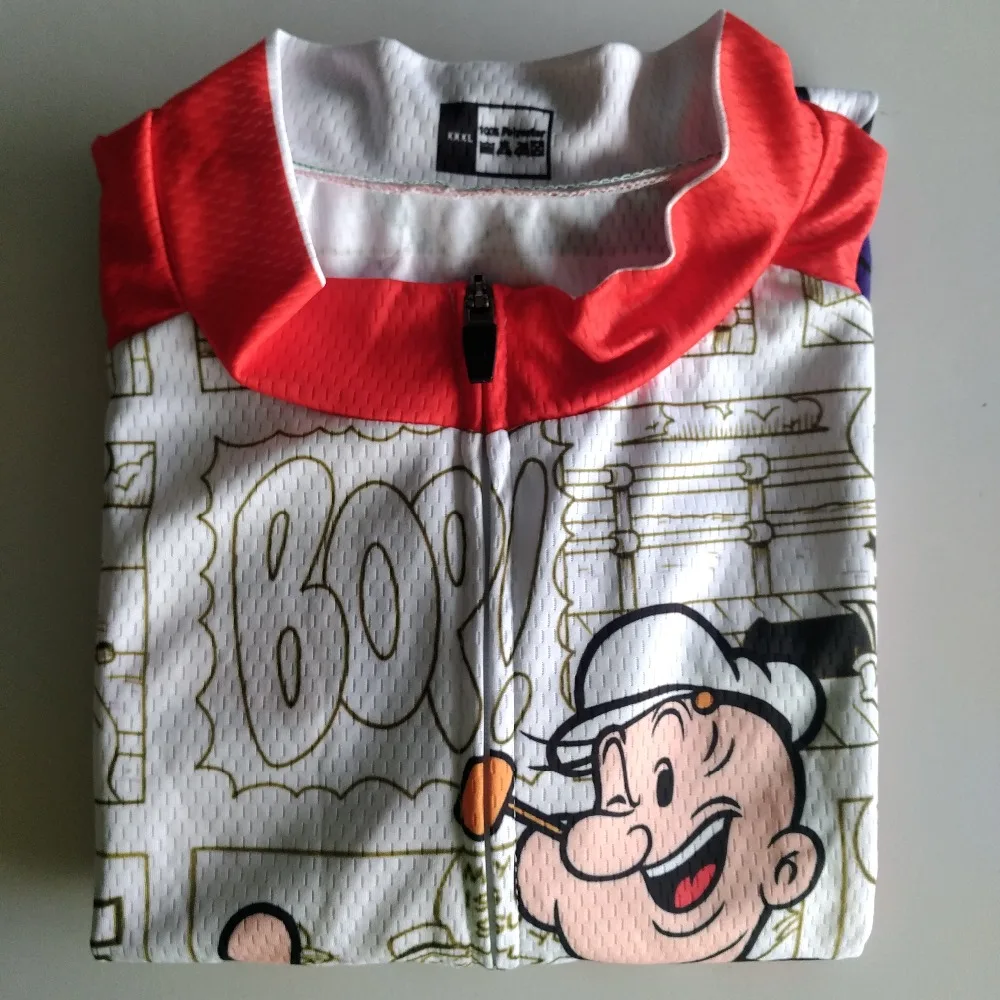 Мужские майки для велоспорта Popeye 2020 летняя одежда с короткими рукавами MTB