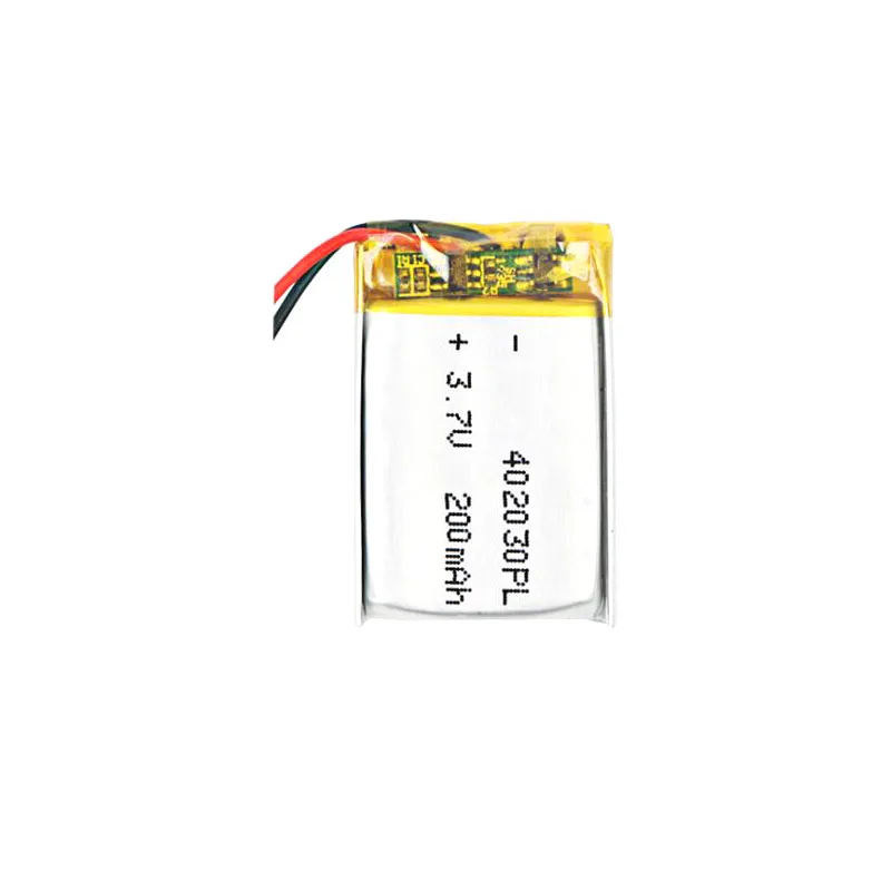 3,7 в 200 мАч 402030 литий-полимерный литий-ионный аккумулятор 402030 для камеры внешний аккумулятор игрушка планшет Bluetooth наушники КПК POS геймпады