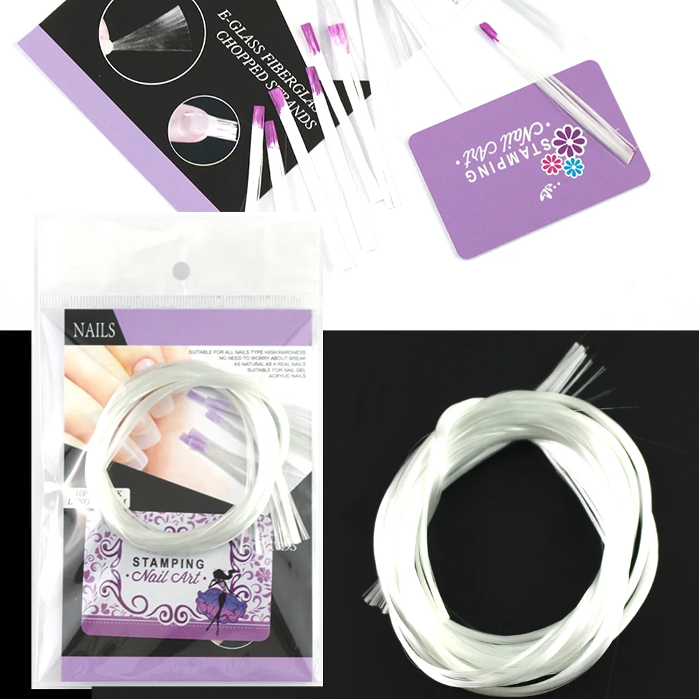 1 упаковка форма для наращивания ногтей из стекловолокна|Форма ногтей| |