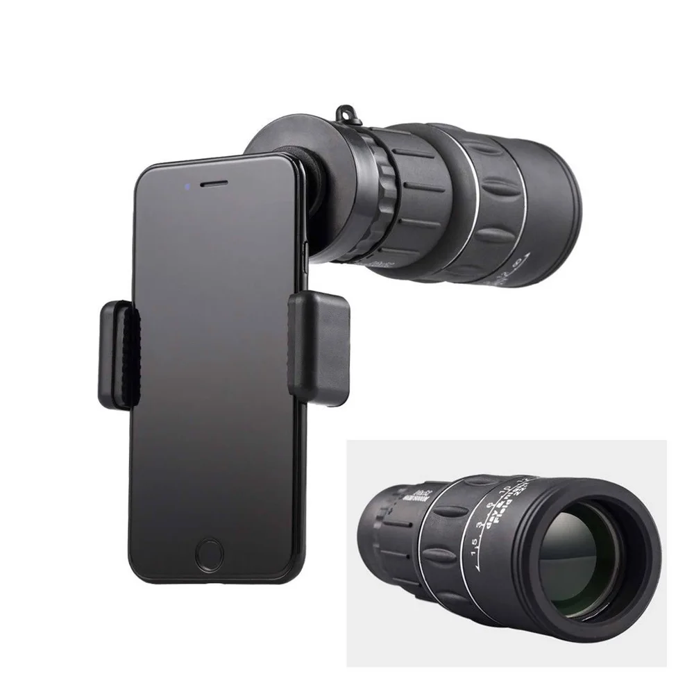 

16 x 52 Dual Focus Monocular Spotting Telescope Zoom Optic Lens Binoculars Coating Lenses Hunting Optic Scope