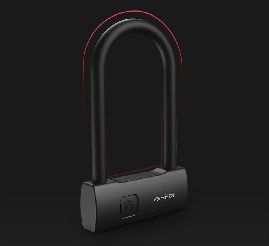 AreoX U8 умный отпечаток пальца u-замок раздвижная дверь Автомобиль Мотоцикл Велосипед Замок окно пароль водонепроницаемый