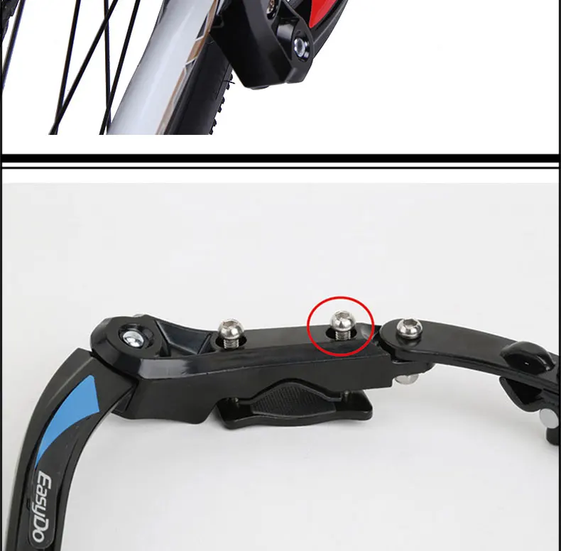 EasyDo 2"-29" MTB велосипедная подножка, парковочные стойки для горного велосипеда, Подножка для шоссейного велосипеда, боковая подставка, регулируемая 34-41 см