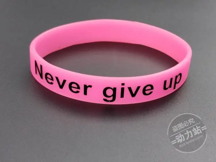 Светящийся в темноте силиконовый резиновый эластичный спортивный браслет