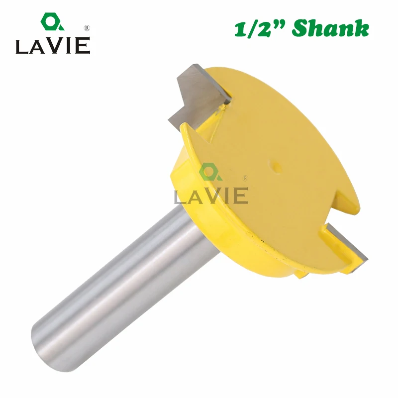 LAVIE, 12 мм, 1/2, фреза с прямым ящиком, для литья, с фиксатором ящика, для ножей, вилка для дерева, фреза для двери, деревообрабатывающий инструмент MC03005