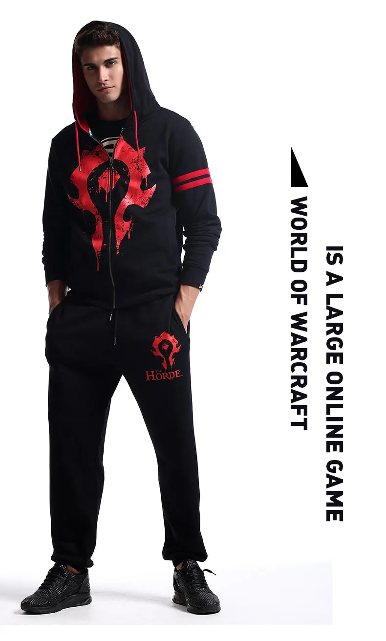 Размер M-3XL TEE7 брендовые толстовки мужские с принтом популярная игра WOW мужская толстовка с капюшоном хлопковые плотные куртки Winterjas Mannen Рождественский подарок