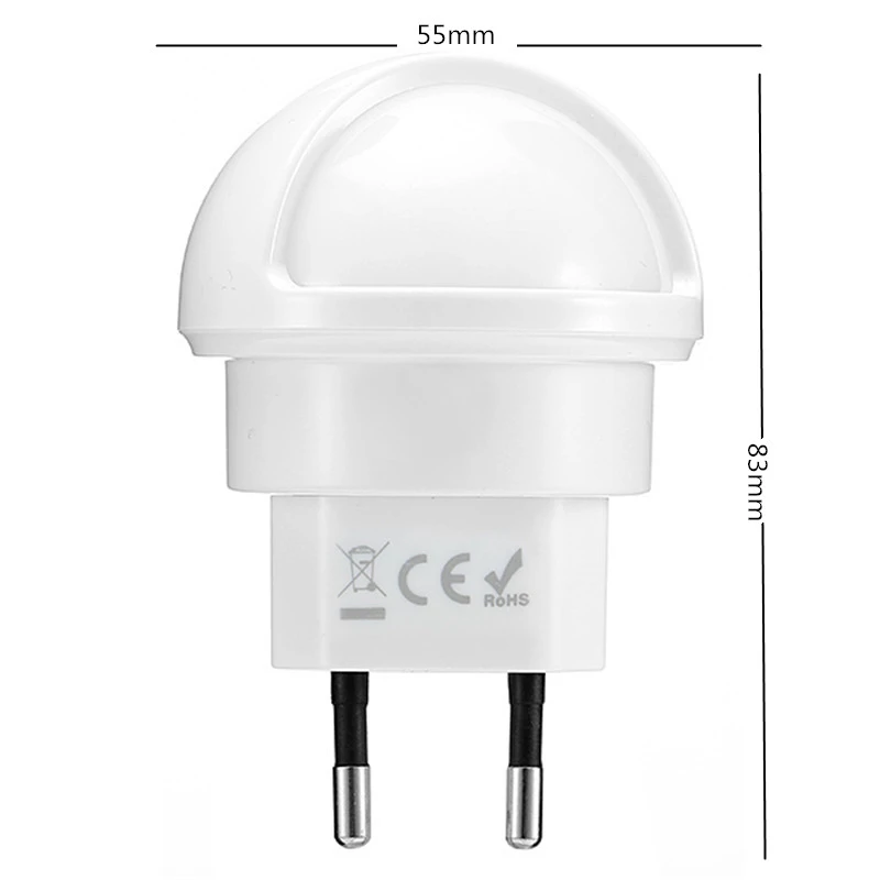 Умный светодиодный ночсветильник с датчиком светильник ности вращающийся на 360