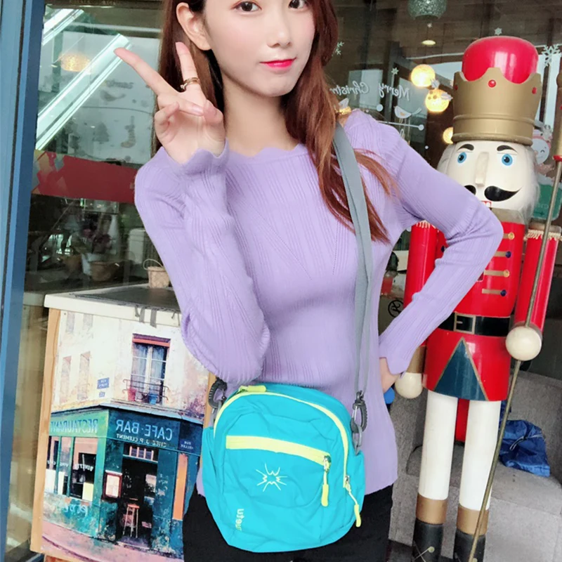 Samstrong Мужская и Женская Повседневная сумка через плечо мини Портативная