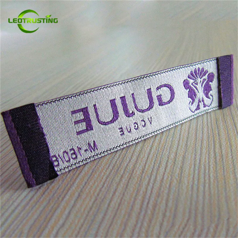 1000 шт ярлыки для одежды на заказ моющиеся этикетки тканые фирменные с