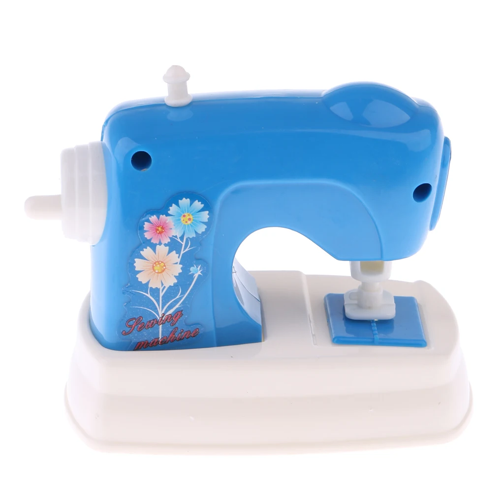 Sewing Machine Моделирование Бытовая мини-техника Модель Дети ролевые игры игрушка кофе машина мебель игрушки для детей подарок аксессуары для кукол - Цвет: Sewing Machine