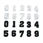 10 шт. вышитые арабские нашивки с цифрами Пришивные железные значки черно-белые цифры для сумки джинсы шляпа футболка DIY Аппликации Ремесло