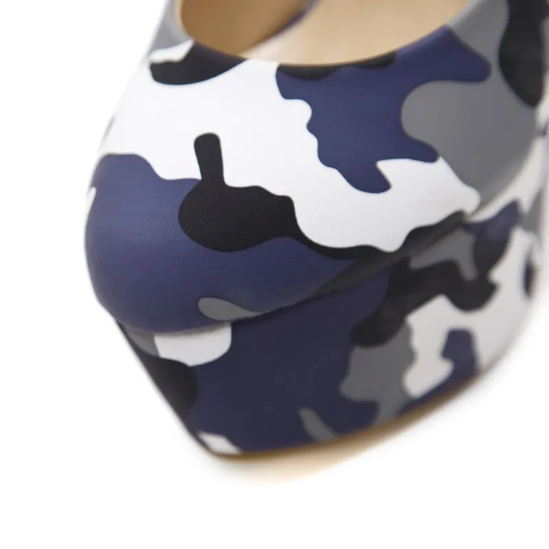 2017 New Vogue Round Toe Platform Ultra Fetish High Heels Woman Shoes Nightclub Sexy Pumps Night club Dress Zapatos mujer | Обувь