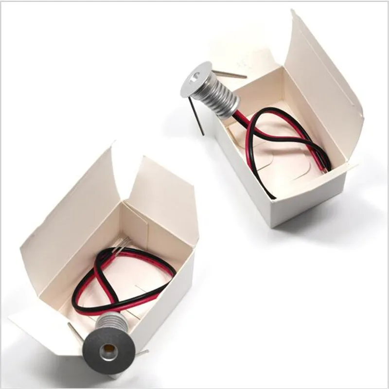 12 шт. 1 Вт Круглый Мини Встраиваемый светодиодный светильник круглый маленький