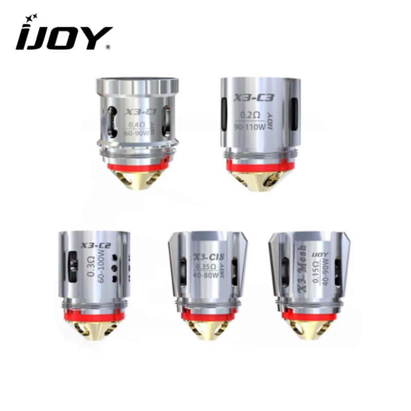 Original IJOY Diamond Sub ohm Tank Replacement Coil X3 C1 C2 C3 C1S Mesh Coils DM coils for AVENGER Subohm tank 3pcs/lot | Электроника