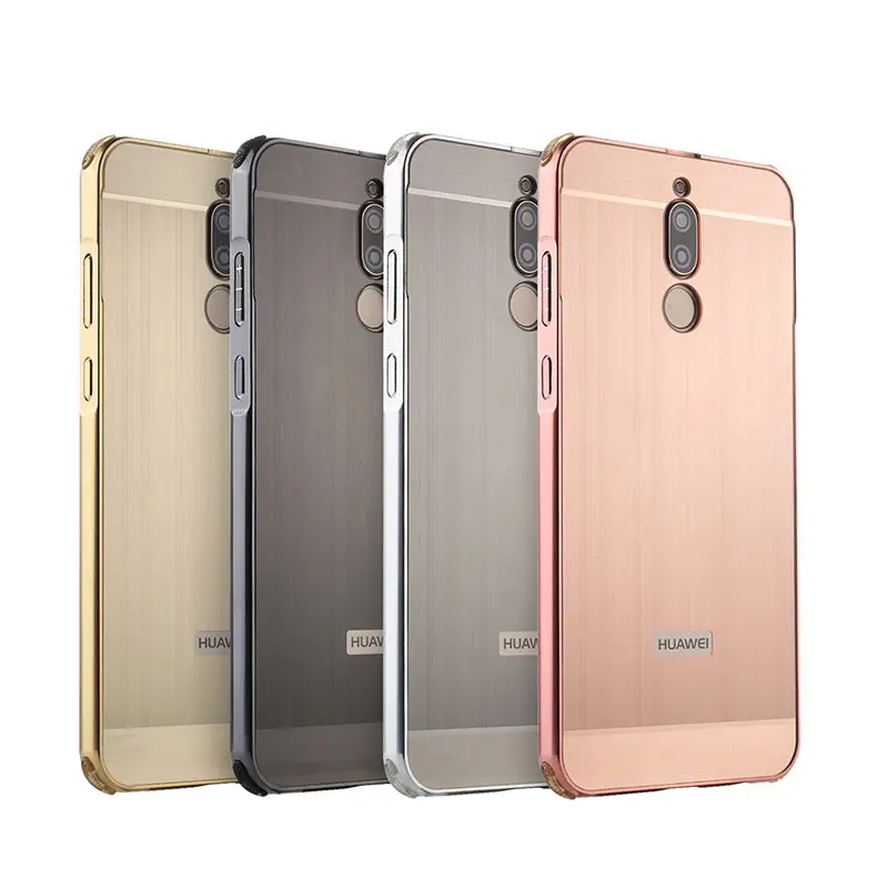 Роскошный Алюминиевый металлический каркас бампер для Huawei Mate 10 lite чехол матовый