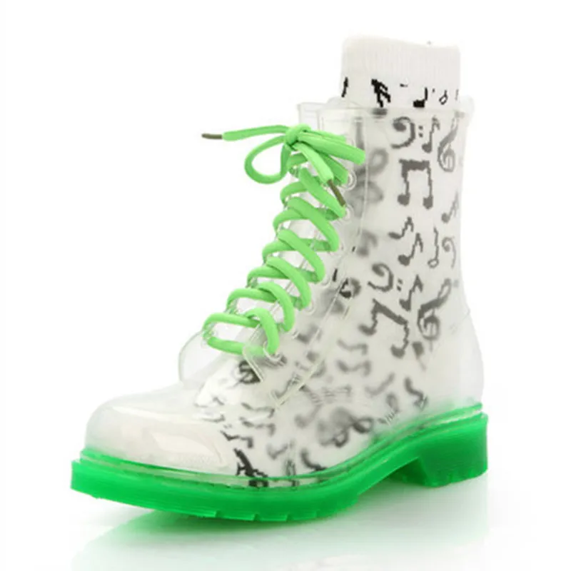 Женские резиновые сапоги Koovan лидер продаж 2017 прозрачные для женщин женская обувь