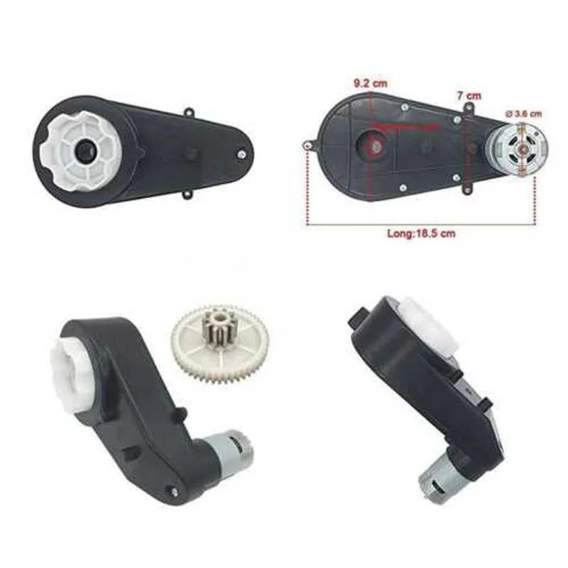 Автомобили мотор редуктор коробка передач Электрический черный мотоциклов ATV