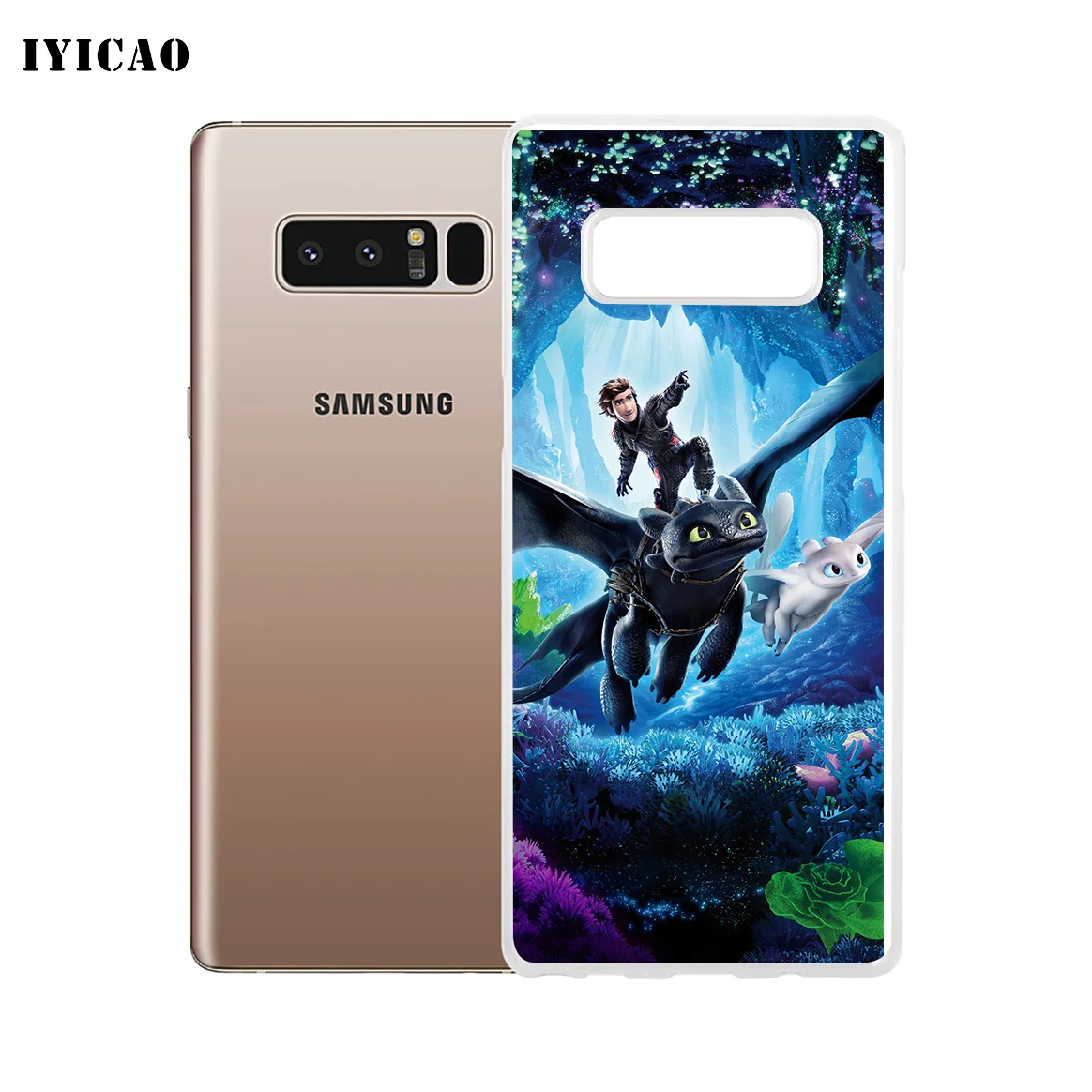 IYICAO Как приручить дракона мягкий силиконовый чехол для телефона Samsung A5 A6 Plus A7 A8 A9 J3