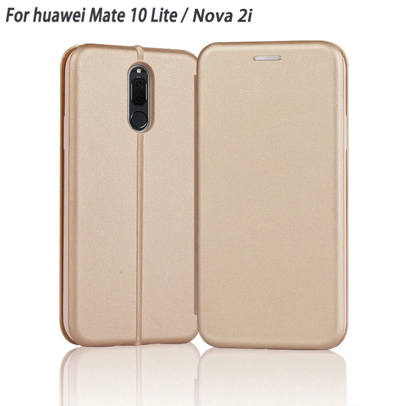 Кожаный чехол YonLinTan для Huawei Mate 10 Lite = Nova 2i 5 9 &quotфлип телефона с откидной крышкой