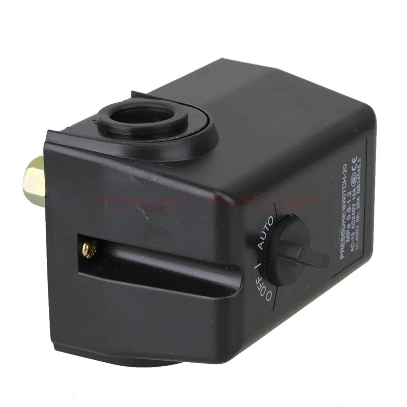 AC240V 15A 180 PSI переключатель давления для воздушного компрессора регулятор клапана