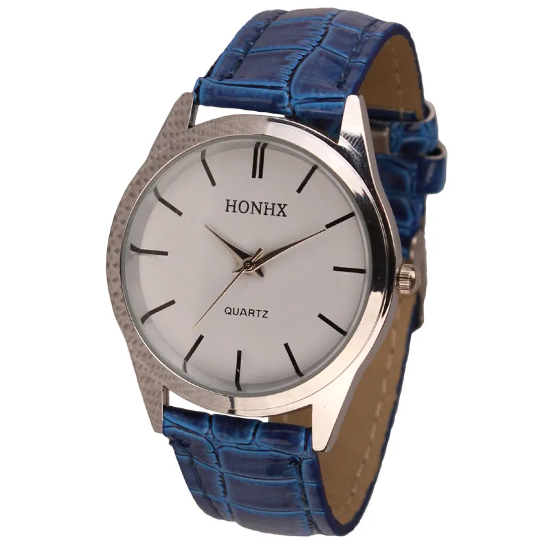 2017 роскошные модные мужские часы кварцевые женские кожаные аналоговые платья