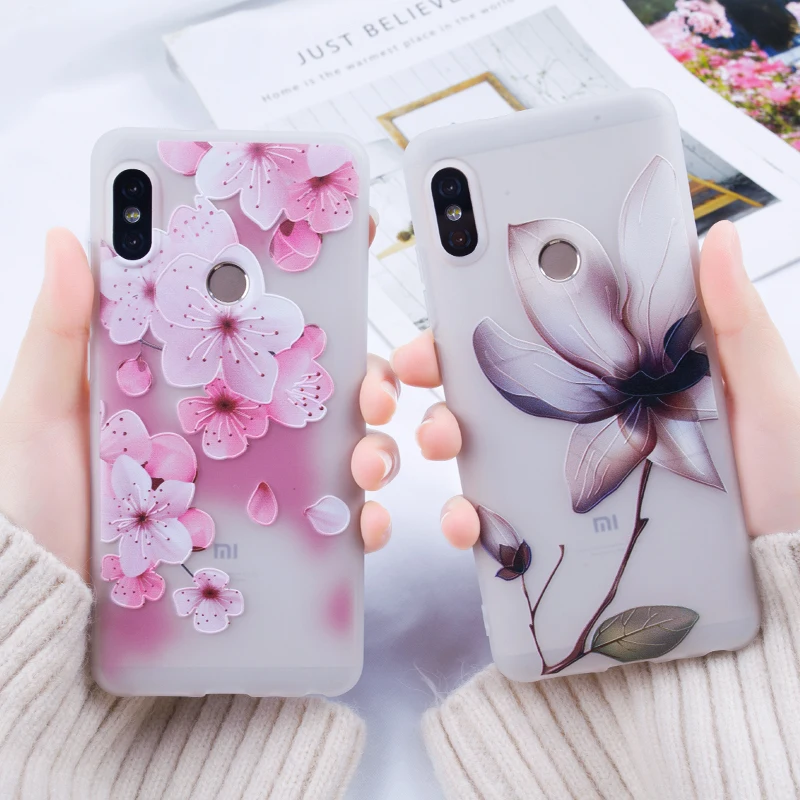 3D рельефные Чехлы для телефона Xiaomi Redmi Note 4 4X чехол 5 Pro 5A Plus S2 силиконовый mi 8 SE Red 6 Max