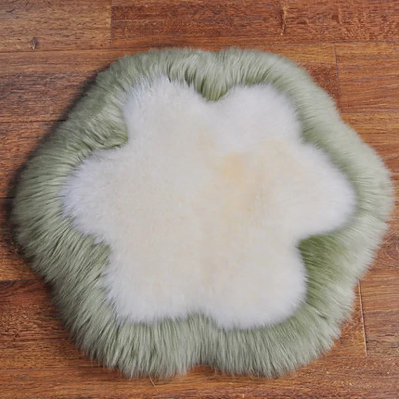 5 видов цветов круглый чехол для стула из овчины дивана натуральной Подушка