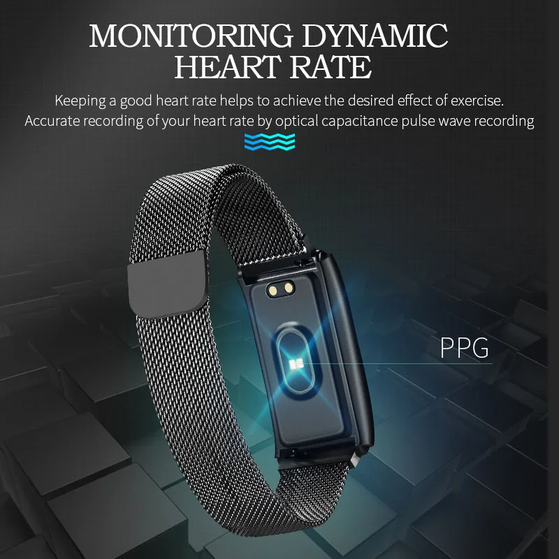 Man Smart Bracelet Heart Rate Monitor Waterproof Watch Women Smartwatch Calorie Pedometer Wrist Men Intelligent Digital | Наручные часы