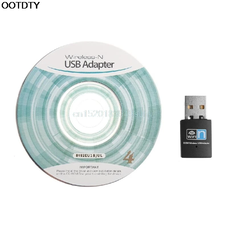 802.11n/g/b 300 Мбит/с USB2.0 сетевой LAN Dongle WiFi беспроводной адаптер без антенны# горячий