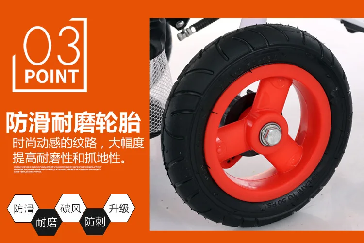 Детский трехколесный велосипед для мальчиков и девочек 1 3 6 лет детский