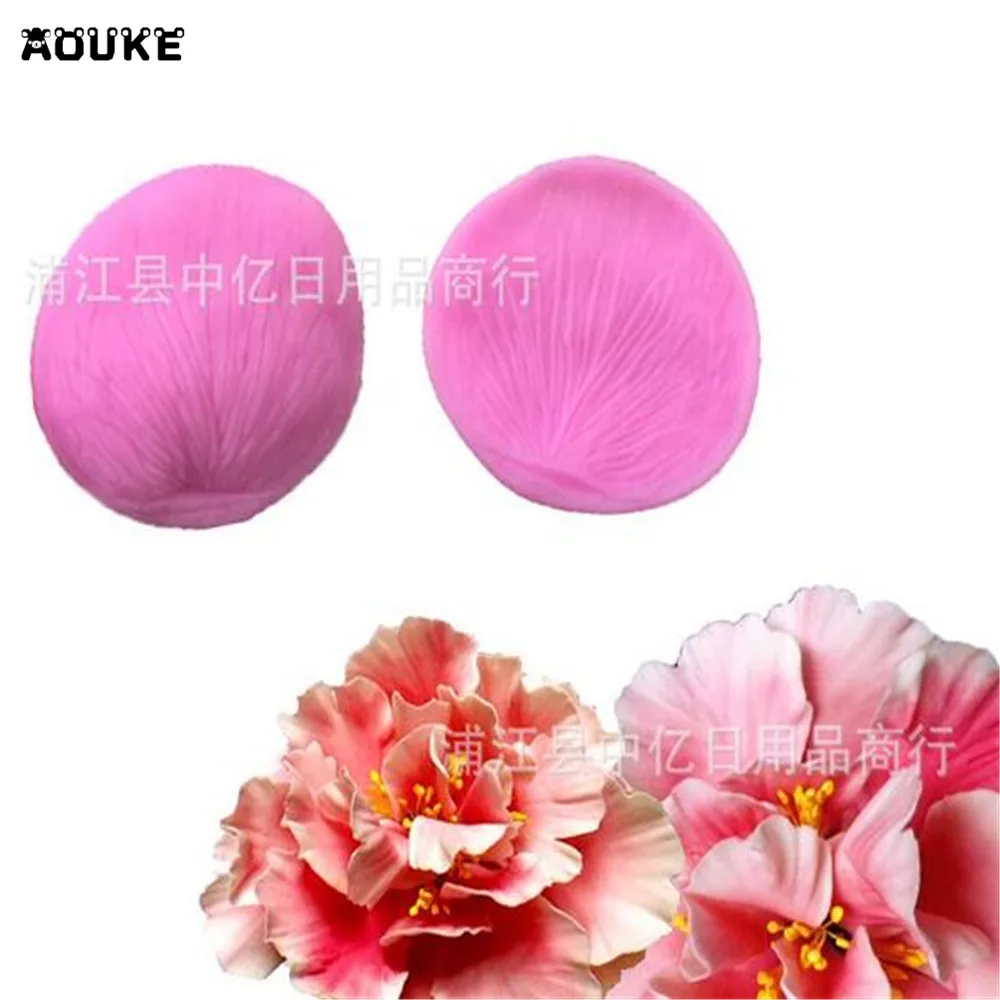

Cake Decoration DIY Tools The Peony Petals of Roses 3D Chocolate Liquid Silicone Molds Pastry Mould Jello Pudding Ice Cube Soap