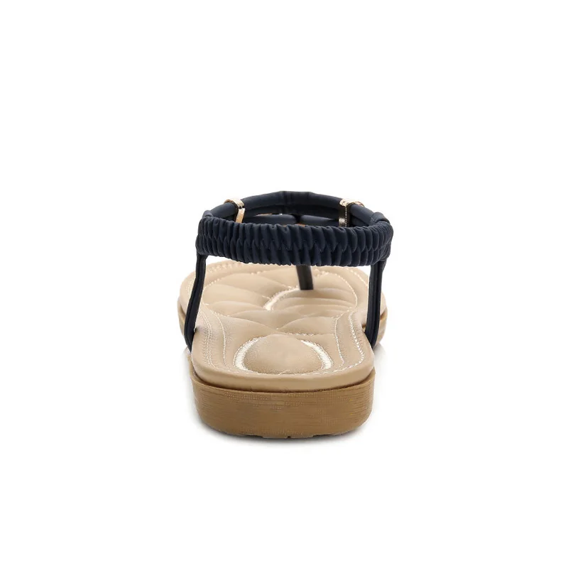 

YAERNI Woman Sandals 2018 Summer Bohemia Beach Sandals Women Flat Platform Flip Flops Sandalias Non-Slip Sandals E695