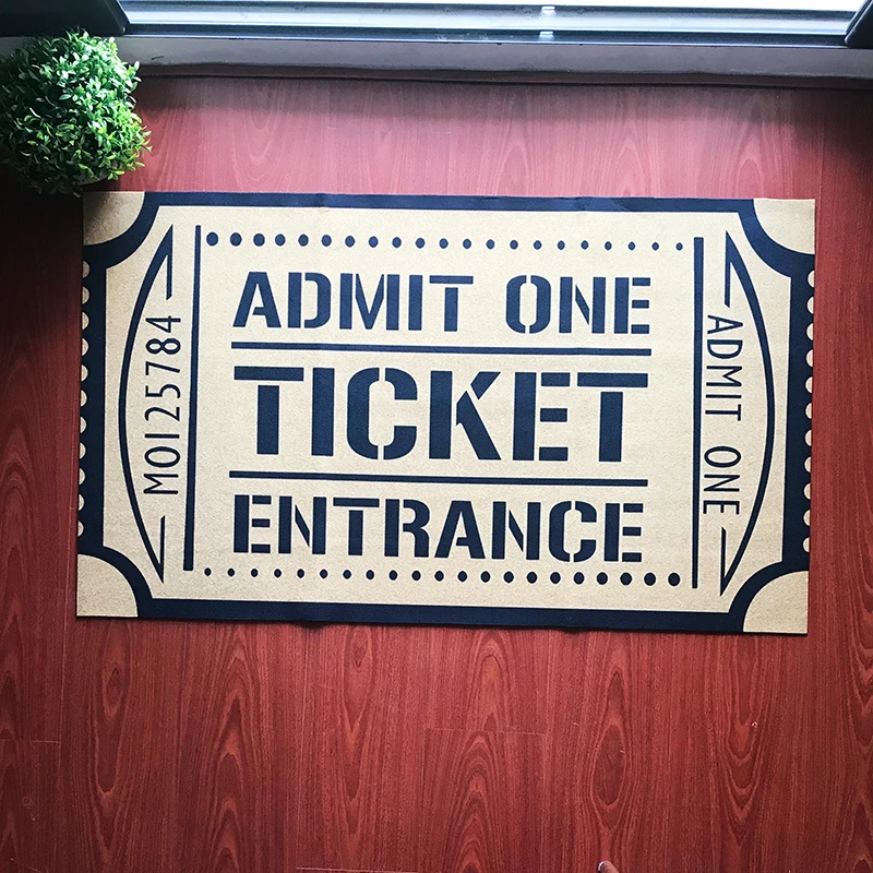 Коврик для входной двери забавный один вход нескользящий коврик машинная