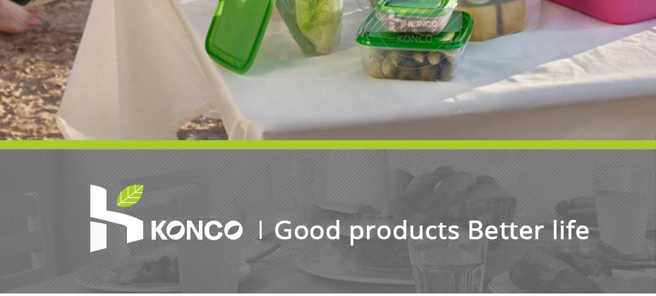 Konco кухонная коробка для хранения, контейнеры для продуктов, герметичные пищевые продукты, пластиковый контейнер для хранения орехов, контейнер для крупы