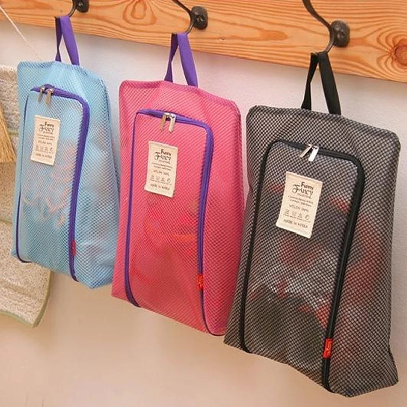 3 Colour Portable Travel Storage Shoes Bag Waterproof Hanging Shoe Organizer Sandals Carry Protector Container | Дом и сад
